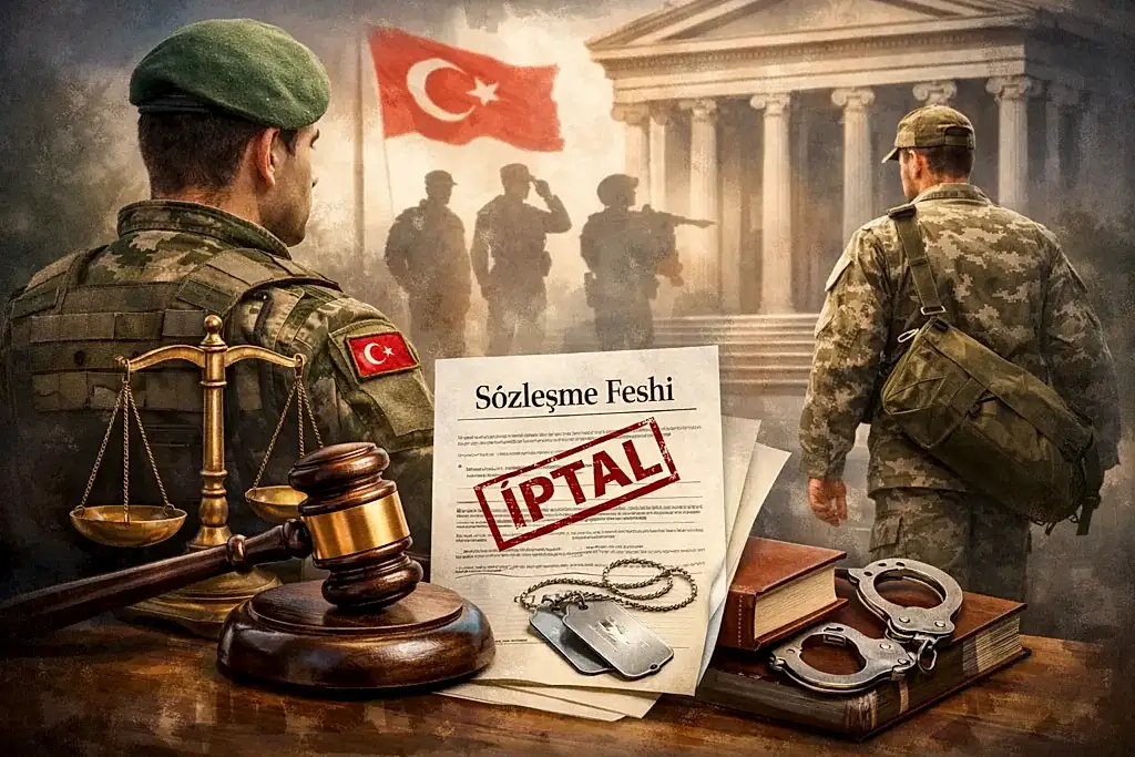 Uzman çavuş ve sözleşmeli er sözleşme fesih davası.
